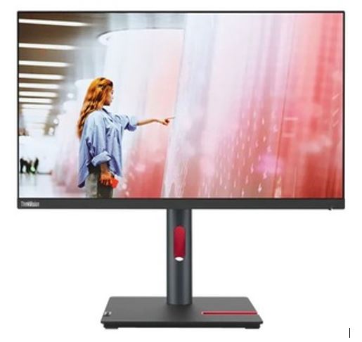 LENOVO ThinkVision P24q-30 23.8' 24' 24' QHD IPS Monitor 2K 2560x1440 16:9 Height Adjustable Tilt Swivel Pivot HDMI DP1.4 DP 4xUSB3.2 Hub 3yr