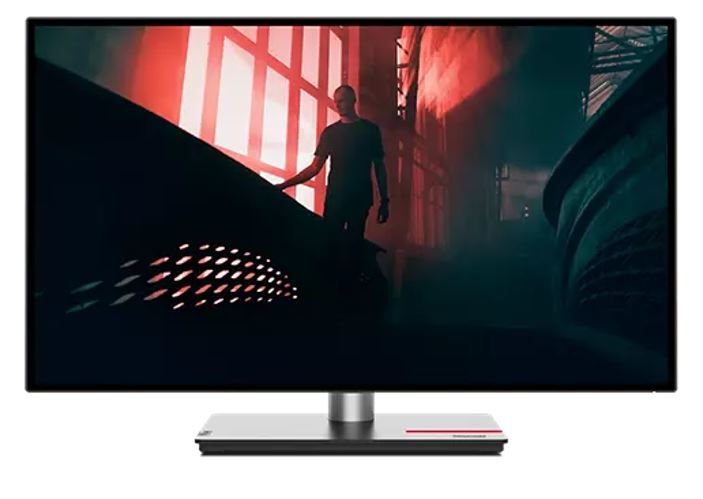 LENOVO ThinkVision P27h-30 27' QHD 60Hz IPS Monitor 2560x1440 4ms 16:9 Tilt swivel pivot Lift Height-Adjustable HDMI DP USB Audio Out VESA 3yrs