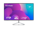 ViewSonic 32' 2K QHD (2560 x 1440) Business Professional Ultra Thin Stylish, Elegant,SuperClear IPS, low energy 36w, 3 year warranty