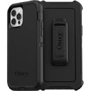 OtterBox Defender Apple iPhone 12 / iPhone 12 Pro Case Black - (77-65401), DROP+ 4X Military Standard, Included Holster, Rugged, 7 Years Warranty