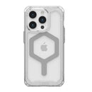 UAG Plyo MagSafe Apple iPhone 15 Pro (6.1') Rugged Case - Ice/Silver (114286114333), 16ft. Drop Protection (4.8M), 10 Years Warranty