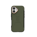 UAG Civilian Magsafe Apple iPhone 17 (6.3') Rugged Case - Olive/Orange (114547117297), 20ft. Drop Protection (6M), Raised Screen, 10 Years Warranty