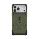 UAG Pathfinder MagSafe Apple iPhone 17 Pro Max (6.9') Rugged Case - Olive (114549117272), 18ft. Drop Protection (5.4M), 10 Years Warranty
