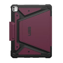 UAG Metropolis SE Apple iPad Pro (13') (M5/M4) (8th/7th Gen) Folio Rugged Case - Bordeaux (124476119049), DROP+ Military Standard, 10 Years Warranty