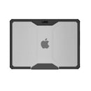 UAG Plyo Apple MacBook Air (15') (M2/M3) Rugged Case - Ice/Black (134414114340), DROP+ Military Standard, Armor Shell, 10 Years Warranty