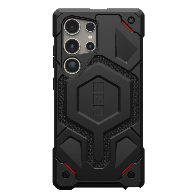 UAG Monarch Kevlar Samsung Galaxy S24 Ultra 5G (6.8') Rugged Case - Black (214415113940), 20 ft. Drop Protection(6M),Multiple Layers,10 Years Warranty