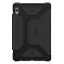 UAG Metropolis SE Samsung Galaxy Tab S10+/Tab S9+ (12.4') Folio Rugged Case - Black (224340114040), DROP+ Military Standard, 10 Years Warranty