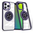 USP Apple iPhone Air (6.5') MagSafe Case with Ring Holder Purple - Silicone Bumper, Drop Resistance, Scratch Protection, Durable, 3 Year Warranty,