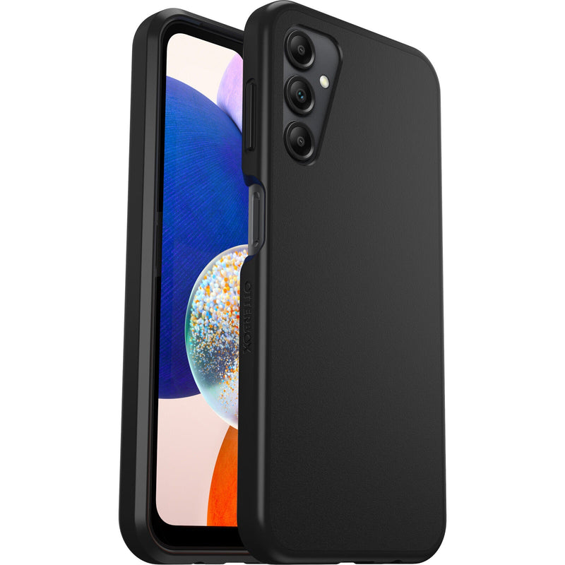 OtterBox React Samsung Galaxy A14 5G (6.6') Case Black - (77-91426), Antimicrobial,DROP+ Military Standard,Raised Edges,Hard Case, 7 Years Warranty