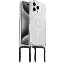 OtterBox React Necklace MagSafe Apple iPhone 15 Pro Max (6.7') Case Stardust (Clear Glitter) -(77-93589),DROP+ Military Standard,Detachable Nylon