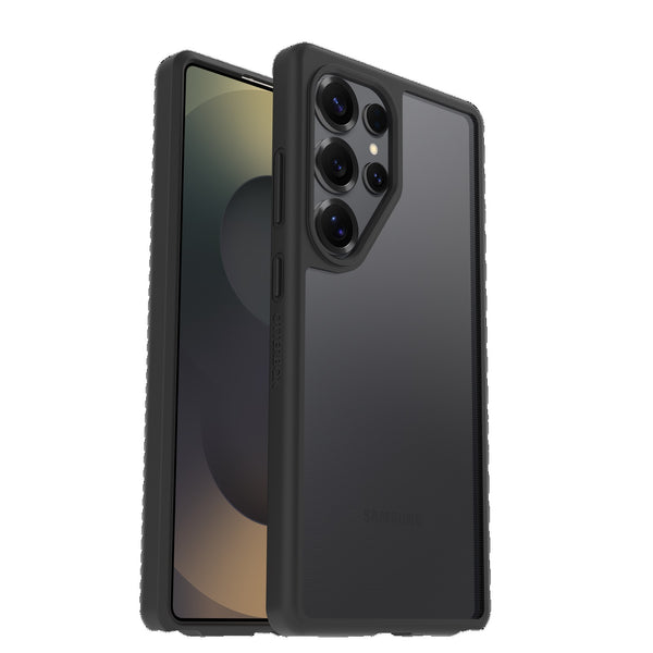 OtterBox Symmetry Cactus Leather Samsung Galaxy S25 Ultra 5G (6.9') Case Noir Ash Black - (77-97507), DROP+ 3X Military Standard, 7 Years Warranty