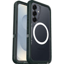 OtterBox Defender XT Clear Magnets Samsung Galaxy S25+ 5G (6.7') Case Jubilee Green - (77-97873), DROP+ 7X Military Standard, 7 Years Warranty