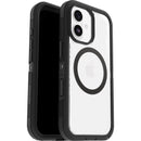 OtterBox Defender XT Pro MagSafe Apple iPhone 17 (6.3') Case Dark Side (Clear/Black) - (77-98480), DROP+ 7X Military Standard, 7 Years Warranty