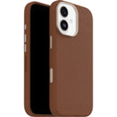 OtterBox Symmetry Cactus Leather MagSafe Apple iPhone 17 (6.3') Case Desert Saddle (Brown) - (77-99017), DROP+ 3X Military Standard, 7 Years Warranty