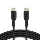 Belkin BoostCharge USB-C to USB-C Cable (1M) - Black (CAB003bt1MBK), 3A/60W, 480Mbps, 25K+ Bends, Samsung Galaxy, USB-IF Certified,2 Years Warranty