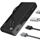 Belkin USB-C 4-Port Mini Hub (USB Type-C) - Black(F4U090btBLK), 5Gbps, 2x USB-C, 2x USB-A, Compact & Travel-Ready, Ultra-Portable,2 Years Warranty