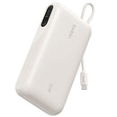 Belkin UltraCharge 20K mAh Power Bank & Display w/ Integrated USB-C Cable(20cm)-Sand(BPB030fqSA),2xUSB-C(45W),1xUSB-A(18W),$2500 CEW,2 Years Warranty