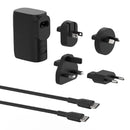 Belkin BoostCharge Hybrid PD 3.0 PPS 25W Dual Wall Charger + Power Bank 5K + Travel Adapter Kit - Black (BPZ003bt1MBK-B6), 2 Years Warranty