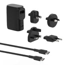 Belkin BoostCharge Hybrid 25W Wall Charger+5k mAh Power Bank(20W)+Tavel Adapter Kit -Black(BPZ003bt1MBK-B6)x1xUSB-C,1xUSB-A,$2500 CEW,2 Years Warranty