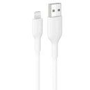 Belkin BoostCharge Lightning to USB-A Cable (2M) - White (CAA019FQ2MWH), 2.4A/15W, 480MBPS, 300K+ Bends, Apple iPhone, MFI-Certified, 2 Years Warranty