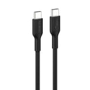 Belkin BoostCharge USB-C to USB-C Cable (2M) - Black (CAB023FQ2MBK), 3A/60W, 480Mbps, 300K+ Bends, Apple, Samsung, USB-IF Certified, 2 Years Warranty