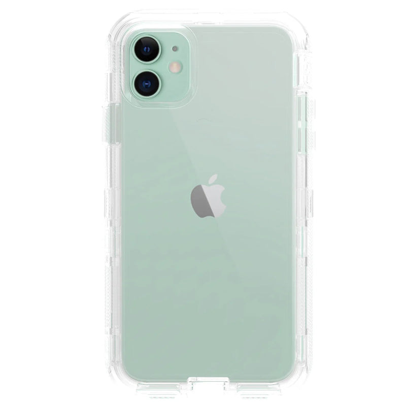 Phonix Apple iPhone 12 / iPhone 12 Pro Clear Diamond Case (Heavy Duty) -Raised Edges,Shockproof,Strong and Durable Material,Slim-Fit,Scratch Resistant