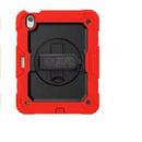 USP Rugged Apple iPad (11') (A16) (11th Gen) / iPad (10.9') (10th Gen) Case Red - Built-in-Kickstand, Hand & Shoulder Strap, 5 Years Warranty