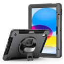 USP Rugged Apple iPad Mini (7.9') (5th/4th Gen) Case Black - Built-in-Kickstand, Adjustable Hand Strap,Shoulder Strap, DropProof, 3 Year Warranty