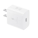 Samsung 25W GaN USB-C Fast Wall Charger - White(EP-T2510NWEGAU),1x USB-C,Supports up to 25W,Compact & Travel-Ready,1 Year Warranty
