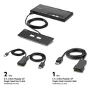 Belkin Cybersecurity and Secure KVM 2-Port Single Head DP Modular Secure KVM Switch PP4.0 W/ Remote-Black(F1DN102MOD-PP-4),12VDC 2.5A,2 Years Warranty