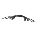 BELKIN Cybersecurity and Secure KVM TAA DUAL (1) HDMI-HDMI (1) DP-DP with USB and Audio Combo 6 ft (1.8M) - Black (F1DN2CC-HHPP6t), 3 Years Warranty