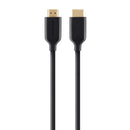Belkin High Speed HDMI Cable With Ethernet 4K/Ultra HD Compatible (2M) - Black (F3Y021bt2M), 120Hz, 10.2Gbps Bandwidth, 2 Years Warranty