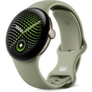 Google Pixel Watch 5 LTE (45mm) - Satin Pyrite with Olive Active Band (2nd Gen)(GA10895-US) *AU STOCK*, AMOLED, 3GB/64GB, 465mAh, 2 Years Warranty