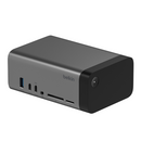 Belkin Connect USB-C 11-in-1 Pro GaN Docking Station - Grey (INC020auSGY), 150W PD, 10Gbps, 2x HDMI, 2x USB-C, 1x USB-A, USB-C/ MST, 2 Years Warranty