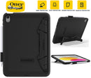 OtterBox Defender Apple iPad (10.9') (10th Gen) Case with Screen Protection Black -  No Retail Packaging (77-90433), Pencil Holder, Kickstand