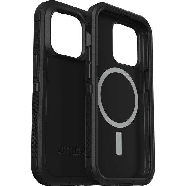 OtterBox Defender XT MagSafe Apple iPhone 14 Pro Case Black - (77-89118), DROP+ 5X Military Standard, Multi-Layer, Raised Edges, Port Covers, Rugg