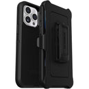 OtterBox Defender Apple iPhone 14 Pro Max Case Black - (77-88390), DROP+ 4X Military Standard, Included Holster,Raised Edges, Rugged, 7 Years Warr