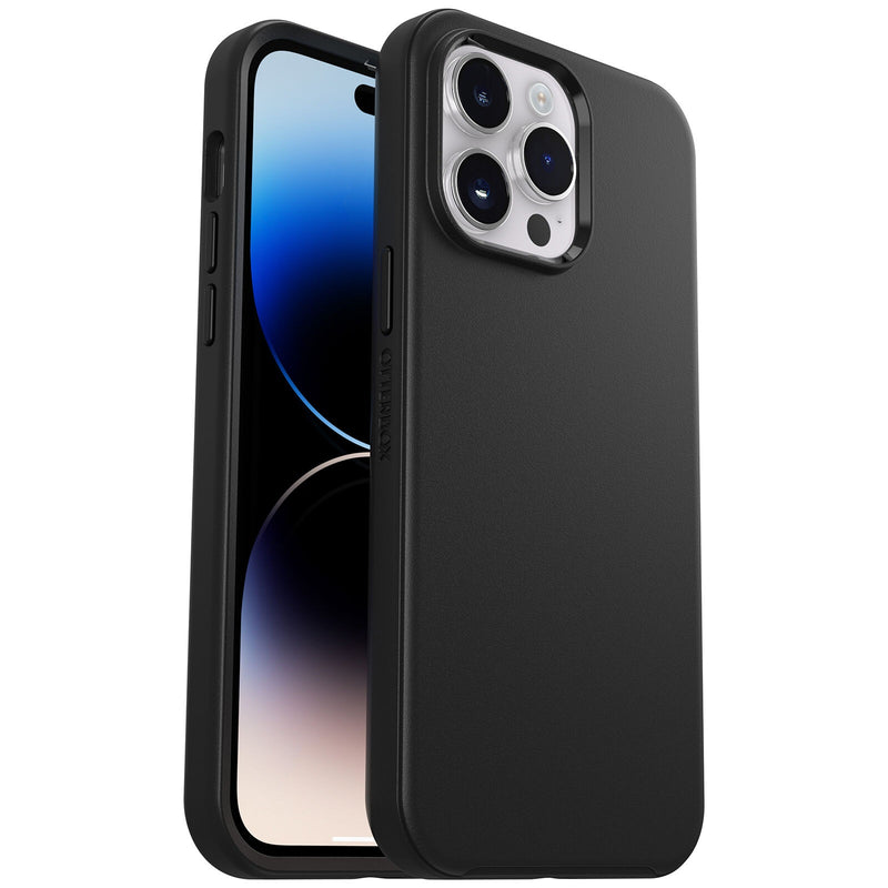 OtterBox Symmetry Apple iPhone 14 Pro Max Case Black - (77-88521), DROP+ 3X Military Standard, Ultra-Sleek, Durable Protection, 7 Years Warranty