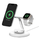 Belkin BoostCharge Pro 3-in-1 Magnetic Qi2 Wireless Charging Stand + 36W Wall Charger + USB-C Cable - White(WIZ023AUWH),15W,CEW $2500,2 Years Warranty