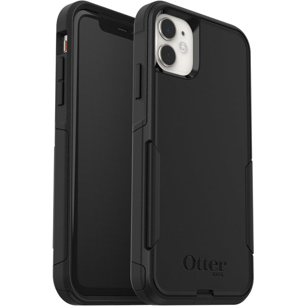 OtterBox Commuter Apple iPhone 11 Case Black - (77-62463), DROP+ 3X Military Standard, Dual-Layer, Raised Edges, Port Covers,Non-Slip,7 Years Warranty