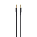 Belkin 3.5mm Gold-Plated AUX Cable (2M) - Black (F3Y117bt2M),Simple Plug-and-Play Connectivity,Play Music From Portable Media devices,2 Years Warranty
