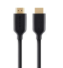 Belkin High Speed HDMI Cable With Ethernet 4K/Ultra HD Compatible (1M) - Black (F3Y021bt1M), 120Hz, 10.2Gbps Bandwidth, 2 Years Warranty