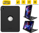 OtterBox Defender Apple iPad Pro (11') (4th/3rd/2nd/1st Gen) Case Black - (77-82261), DROP+ 2X Military Standard, 7 Years Warranty