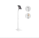 Bratech Height Adjustable Universal Anti-TheftTable Floor Stand compatible with7.9'-11' Tablets-White 220x300x1325mm Anti-Theft Locking Screw(LS)