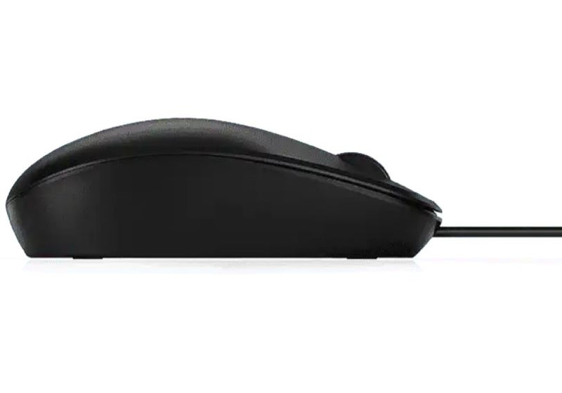 HP 125 Wired Optical Mouse 1200 DPI, USB, for Desktop PC, Laptop Notebook, Black (265A9AA)