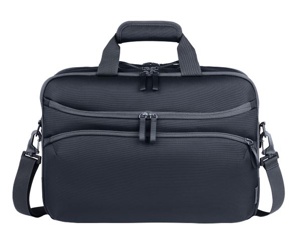 HP Bag 16' 22L Travel Plus Laptop Bag 60% post-consumer recycled materials Double-coil zipper closing system Fits 16' 15.6' 14' 13.3' Notebook