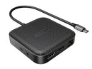 Targus HyperDrive USB4 Mobile Dock USB-C 100W PD Passthrough 8K@30Hz 4K@60Hz 1xDP1.4 1xHDMI2.1 2xUSB-A 1xUSB-C 1xUSB4 Black 2Y WTY