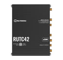 Teltonika RUTC42 DUAL MODEM EDGE ROUTER, LTE Cat 4 with dual modem, failover, load balancing, WI-FI 6, 5x Gigabit Ethernet Ports, PSU included.
