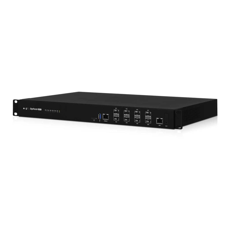 Ubiquiti EdgeRouter Infinity, 1 GbE RJ45 Port, 8 Port 10G SFP+ Router, Rack-mountable, 1U, 2 Hot-swappable AC/DC PSU,  2Yr Warr