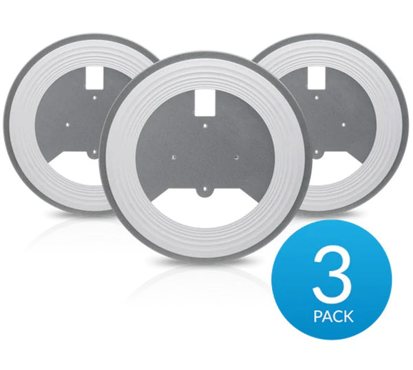 Ubiquiti AP Lite Recessed Ceiling Mount, 3-pack, Compatible with the U6 Lite, U6+, nanoHD, AC Lite, Lowâ€‘profile Mounting Option, 2Yr Warr